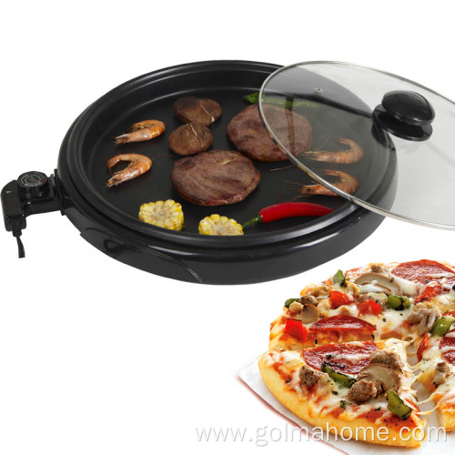 Electric Skillet Non-Stick Frying Pan Grill Giddle